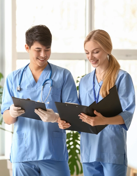 Compassionate caregivers and nurses working together at Elite Care Assisted Living Facility in Lakeland FL